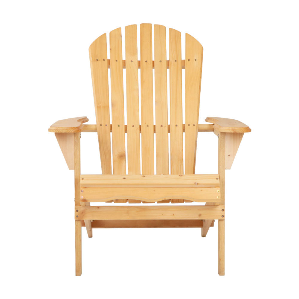 Hemlock Light Wood Adirondack Chair