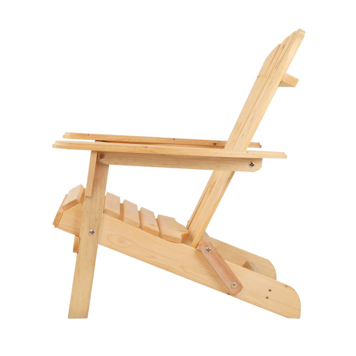 Hemlock Light Wood Adirondack Chair