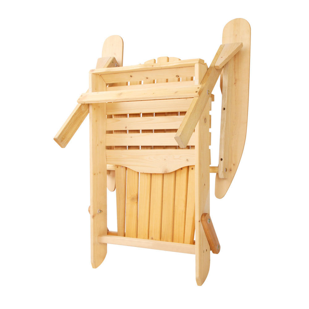 Hemlock Light Wood Adirondack Chair