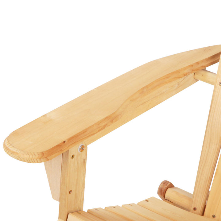 Hemlock Light Wood Adirondack Chair