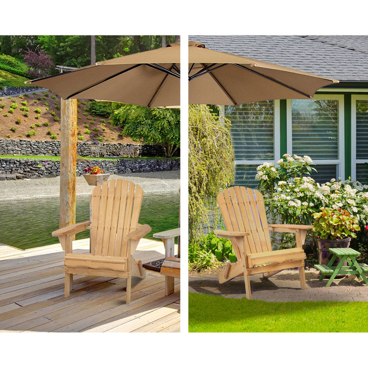 Hemlock Light Wood Adirondack Chair