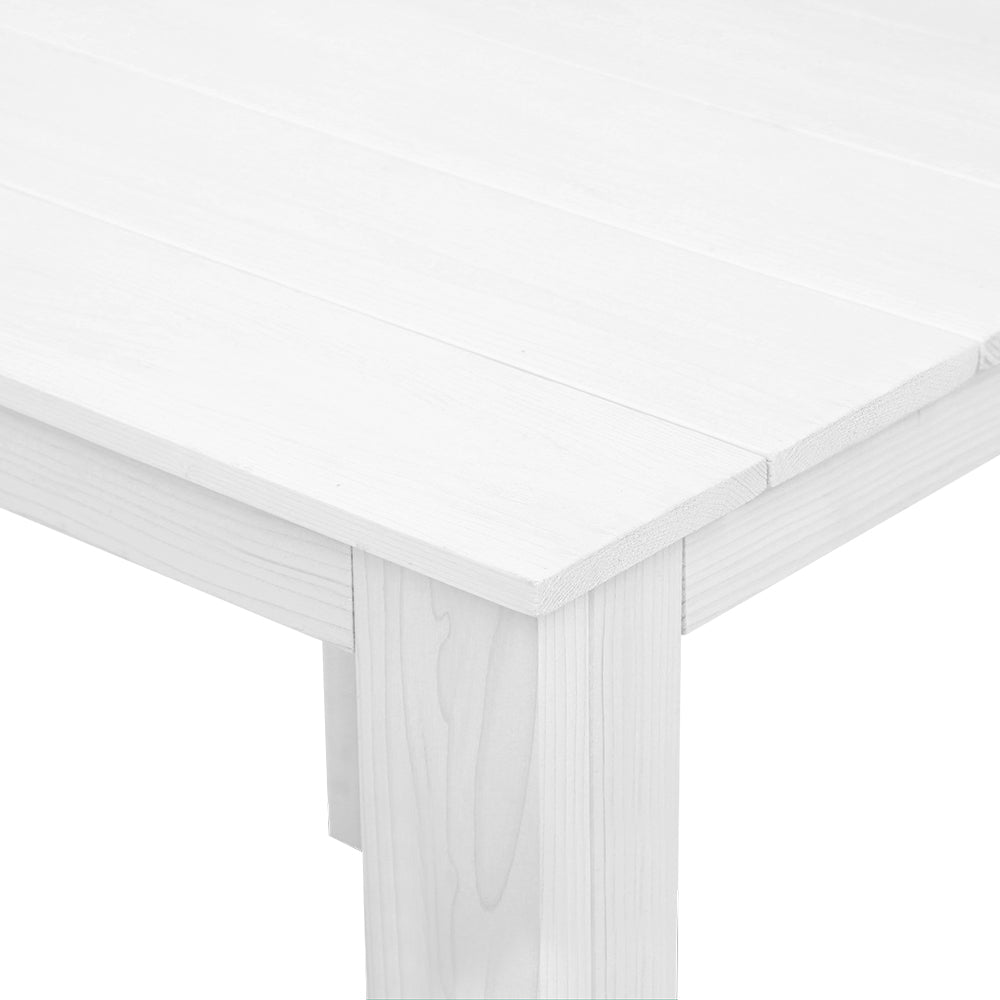 Outdoor Side Table - White - The  Best Backyard
