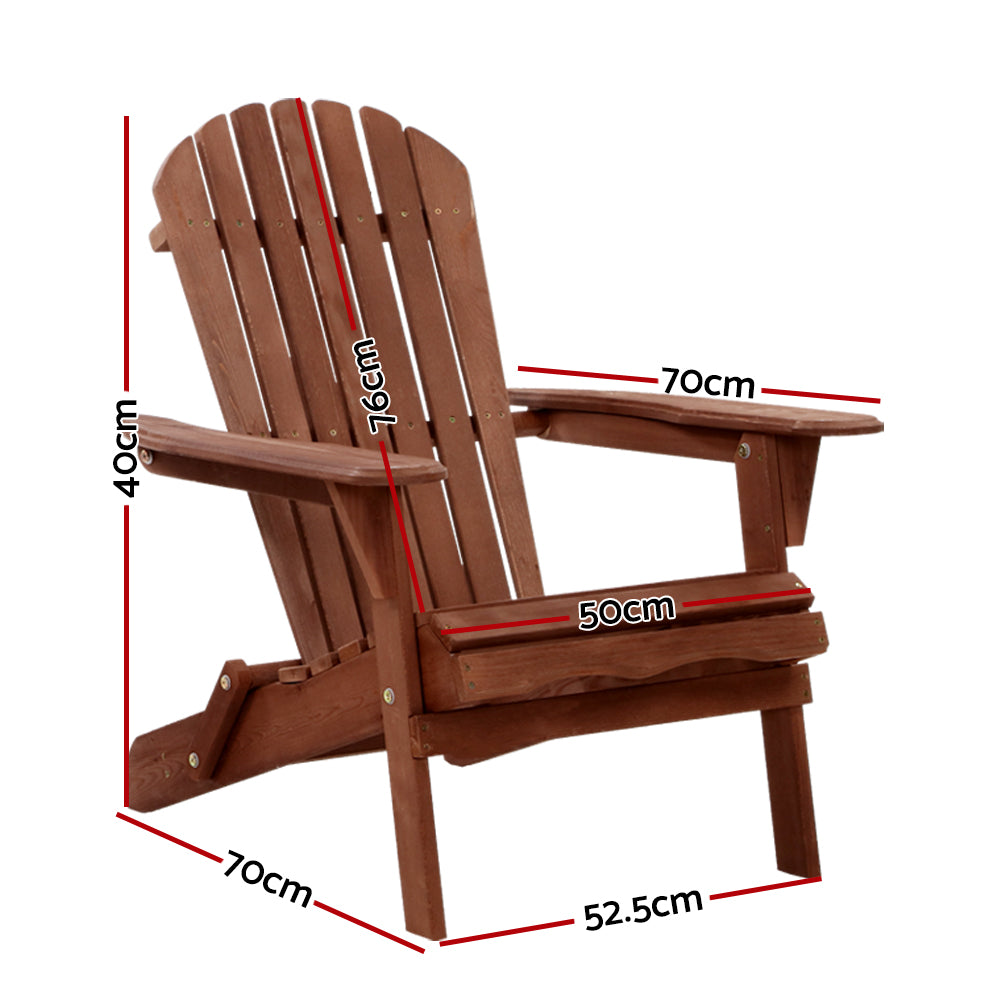 Hemlock Wooden Adirondack Chair - The  Best Backyard