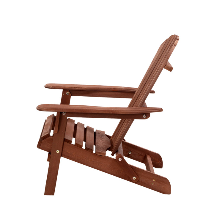 Hemlock Wooden Adirondack Chair - The  Best Backyard