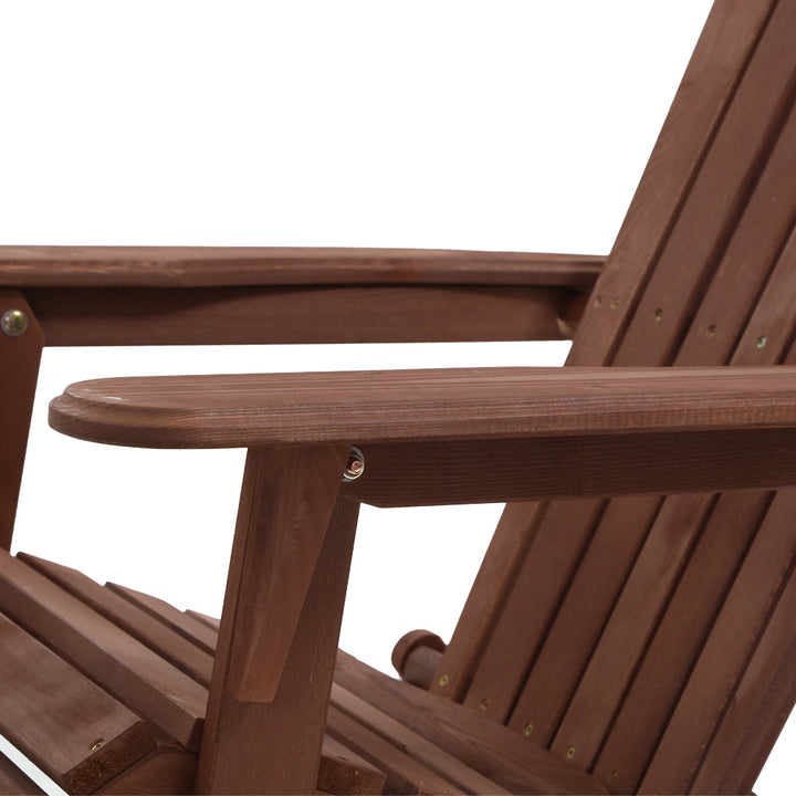Hemlock Wooden Adirondack Chair - The  Best Backyard