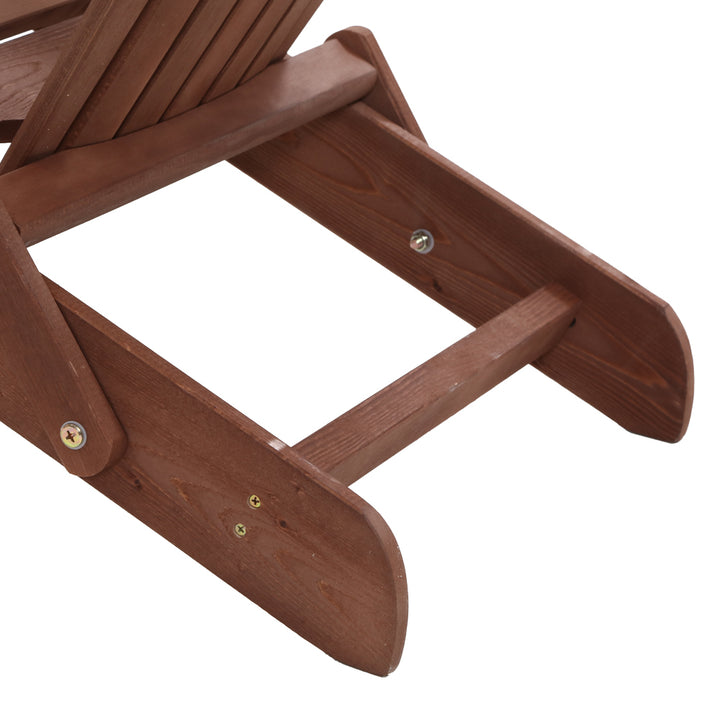 Hemlock Wooden Adirondack Chair - The  Best Backyard