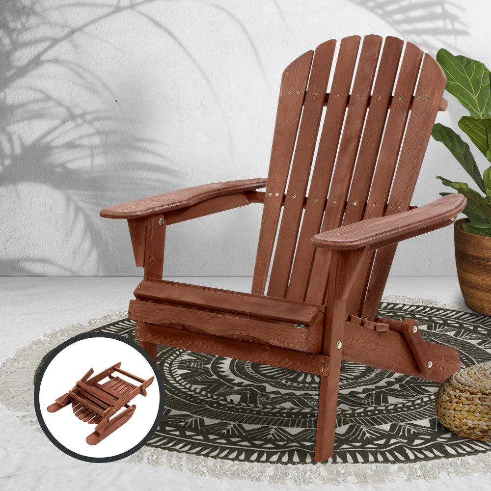Hemlock Wooden Adirondack Chair - The  Best Backyard