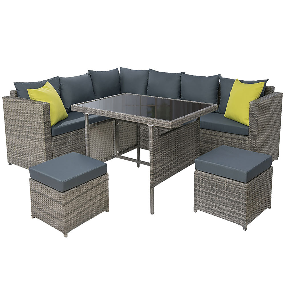 Outdoor Dining Set & Lounge - Grey