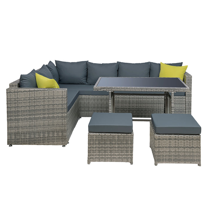 Outdoor Dining Set & Lounge - Grey