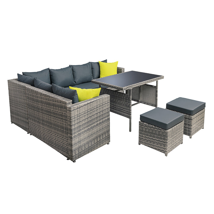 Outdoor Dining Set & Lounge - Grey