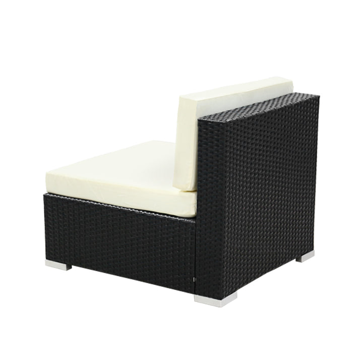 3PC Gardeon Outdoor Modular Rattan Lounge Chairs