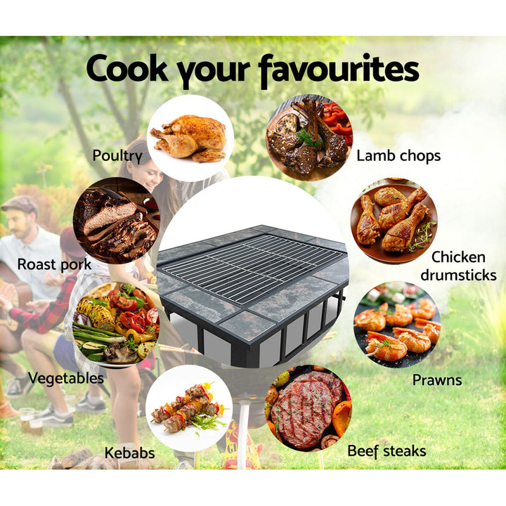 Fire Pit BBQ Grill Fireplace