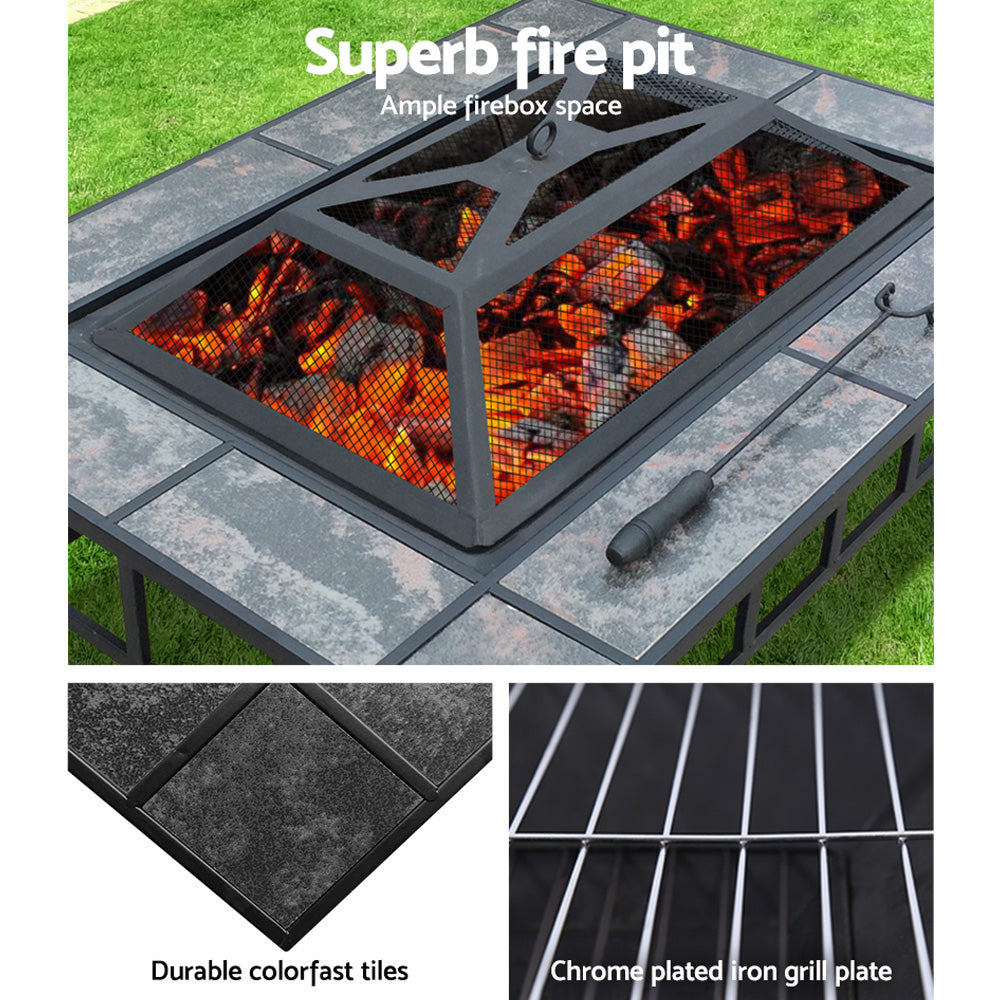 Fire Pit BBQ Grill Fireplace