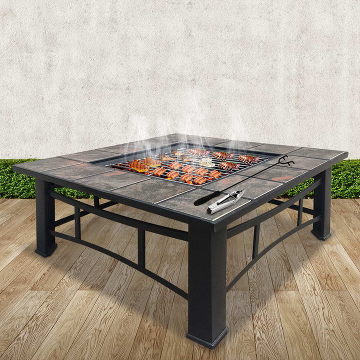 Fire Pit BBQ Grill Wood