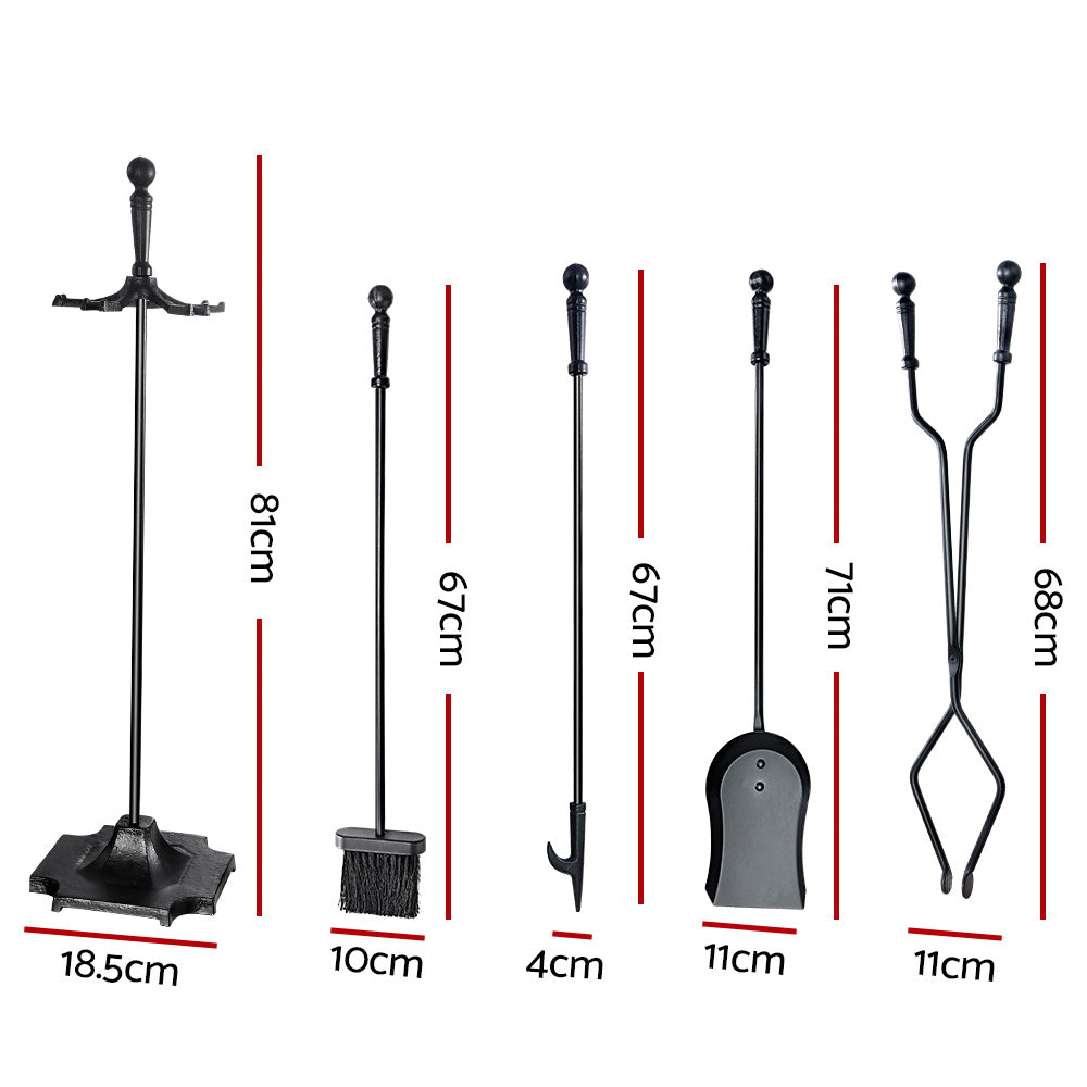 Fire Pit Tool Set - Quality Steel Construction – The Best Backyard