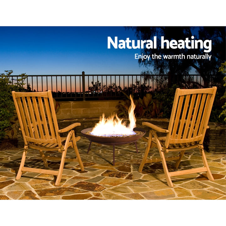 Rustic Fire Pit Heater 60CM - The  Best Backyard