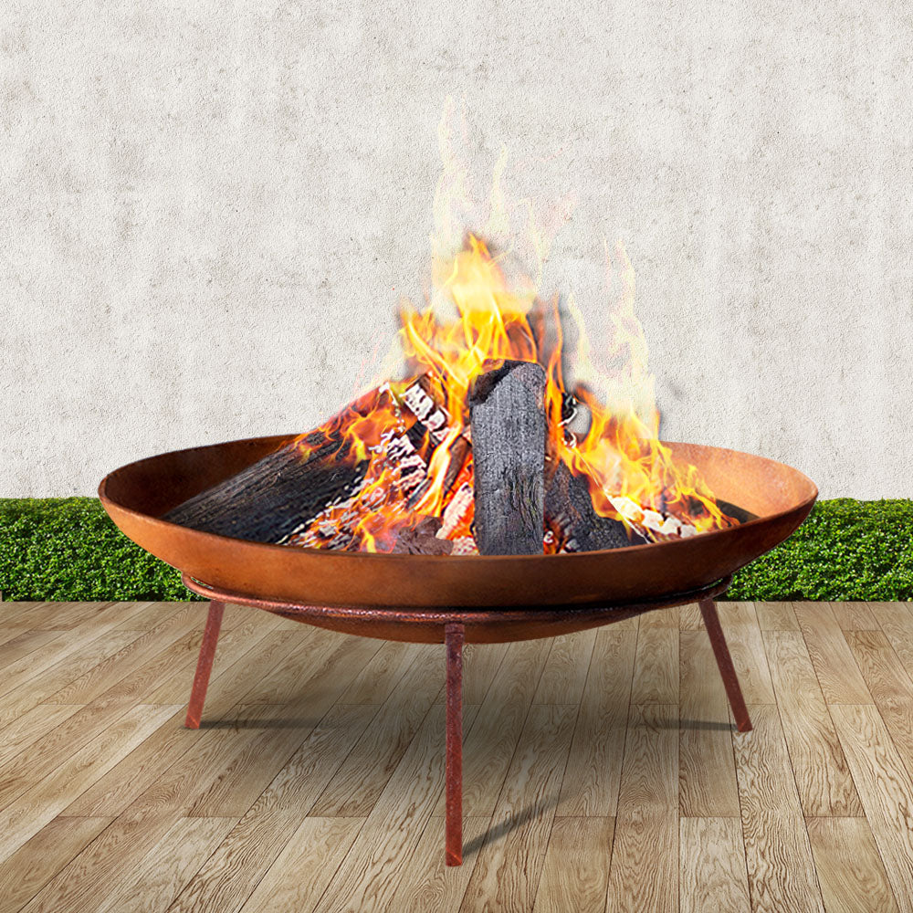 Rustic Fire Pit Heater 60CM - The  Best Backyard