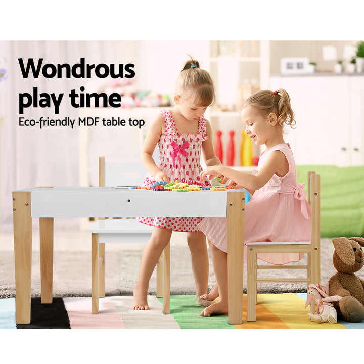 Kids Table and Chair Activity Chalkboard Desk