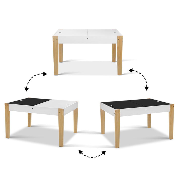 Kids Table and Chair Activity Chalkboard Desk