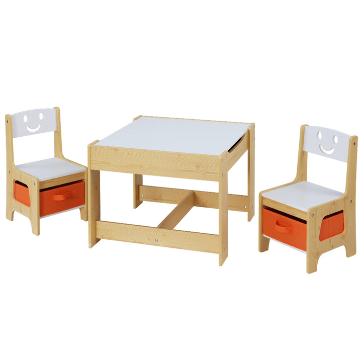 Keezi 3PCS Kids Table and Chairs Activity Desk