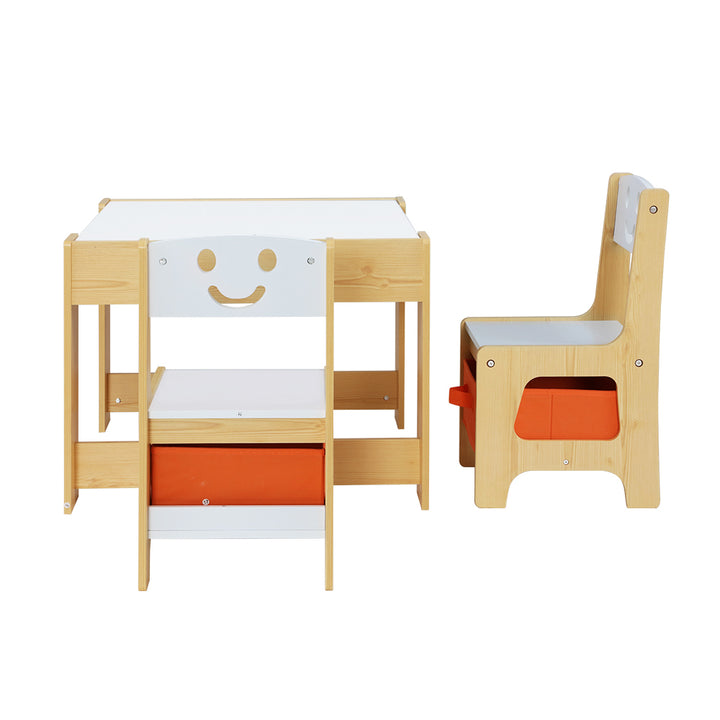 Keezi 3PCS Kids Table and Chairs Activity Desk