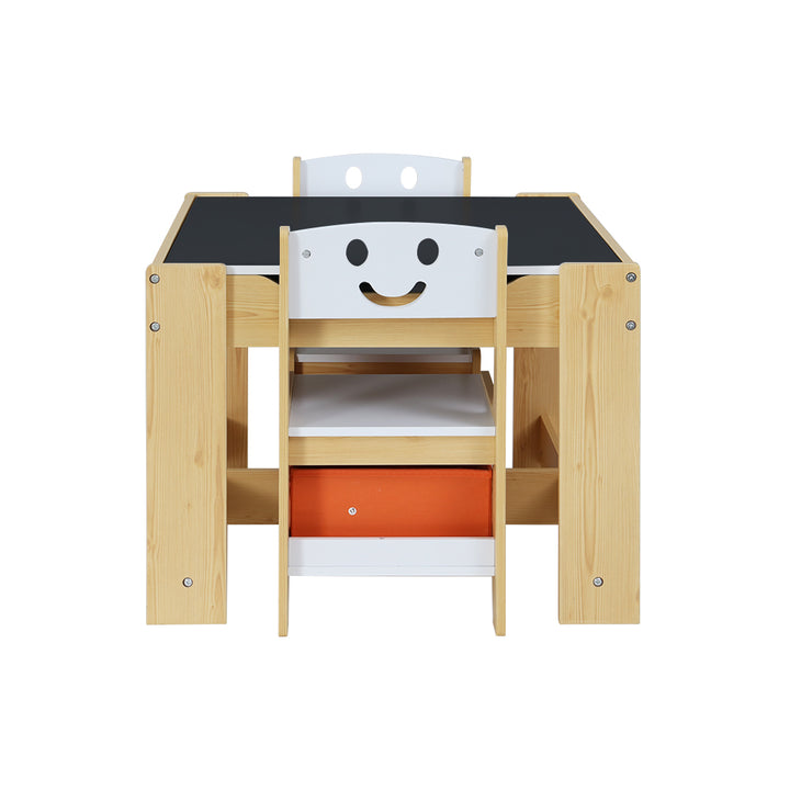 Keezi 3PCS Kids Table and Chairs Activity Desk