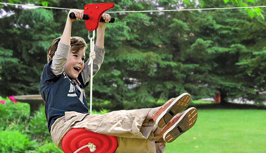 Woomera Flying Fox Kit with Monkey Swing - Lifespan Kids