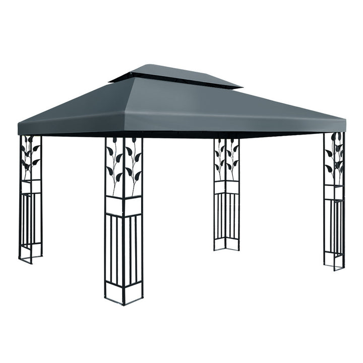 Instahut Gazebo 4x3m Canopy Grey