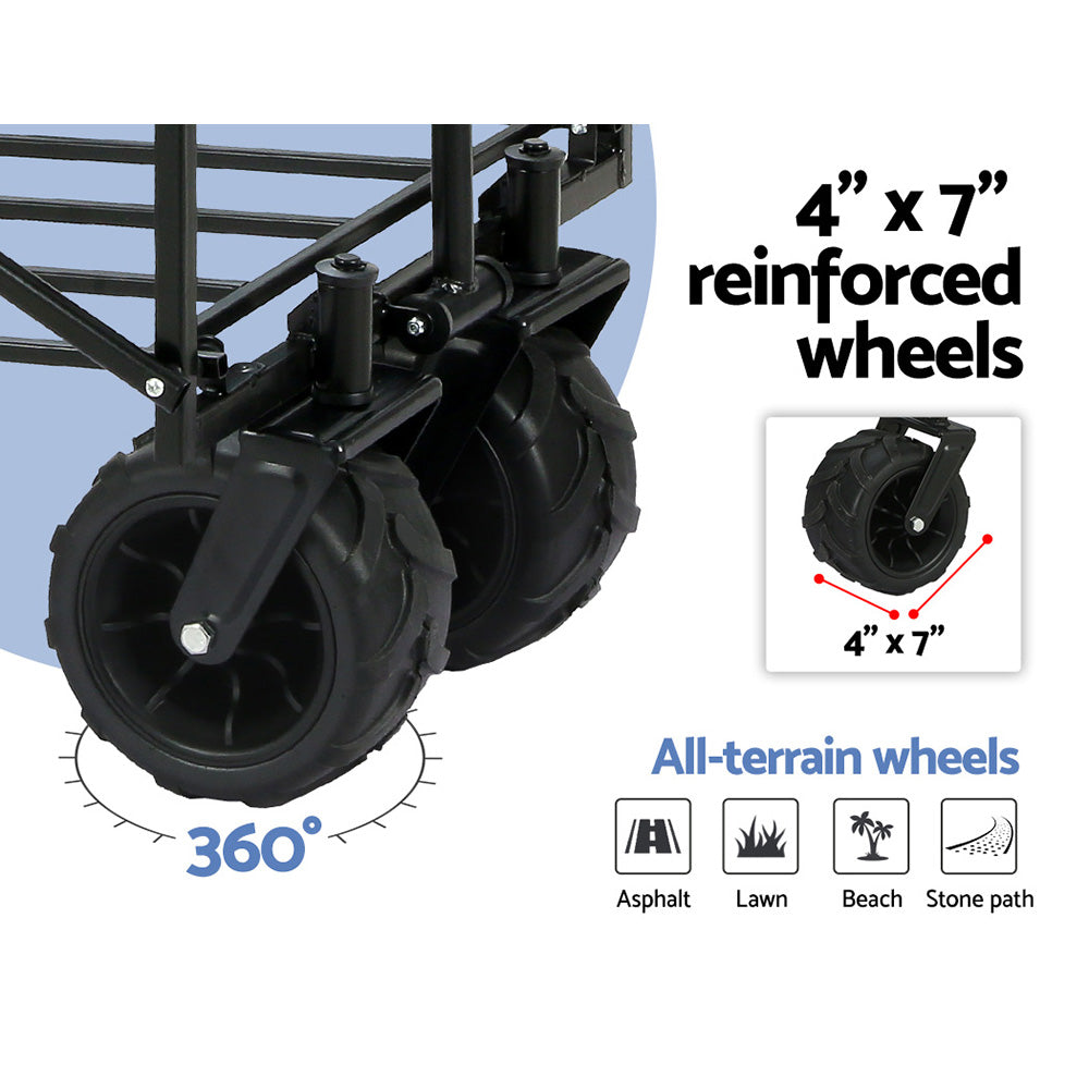 Gardeon Foldable Wagon Beach Garden Cart