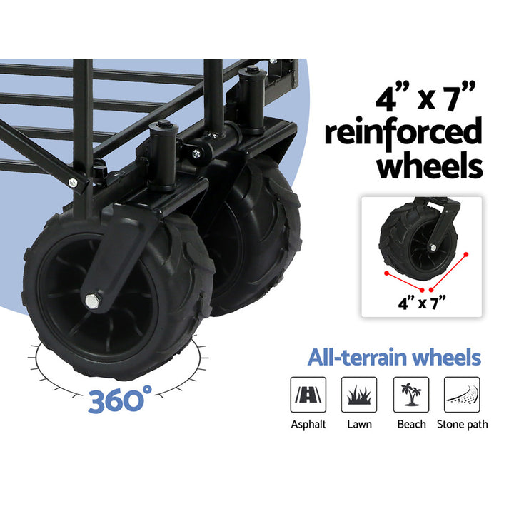 Gardeon Foldable Wagon Beach Garden Cart