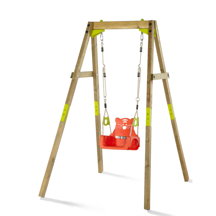 Plum Growing Wooden Swing Set - The  Best Backyard