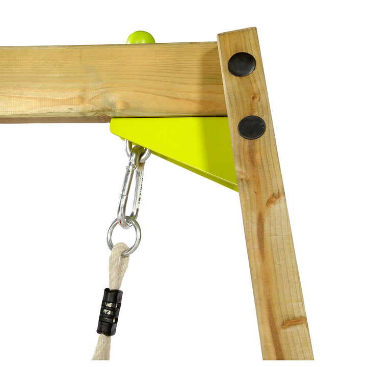 Plum Growing Wooden Swing Set - The  Best Backyard