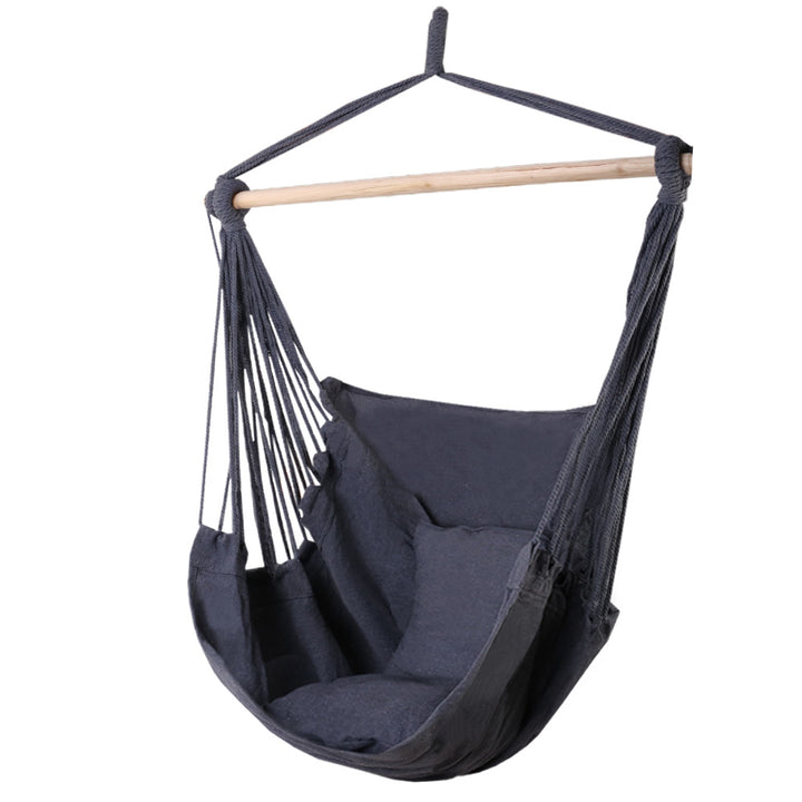 Gardeon Hammock Swing Chair - Grey - The  Best Backyard