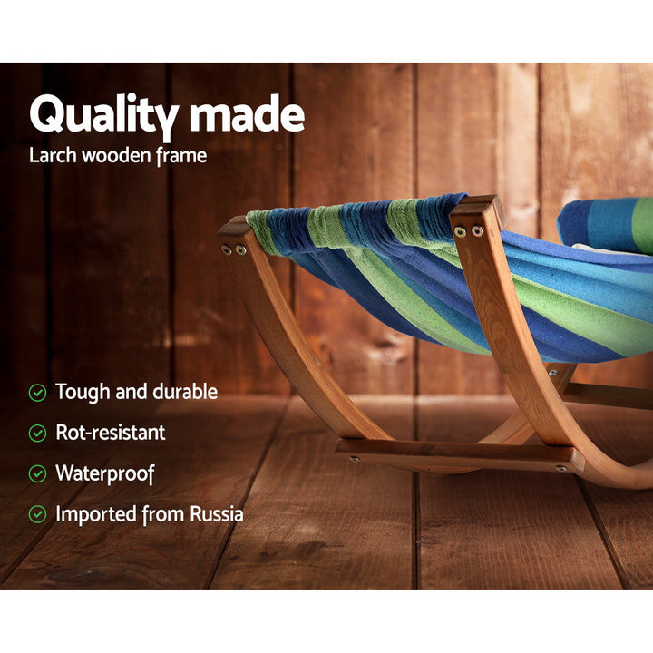 Kids Timber Hammock Bed Swing