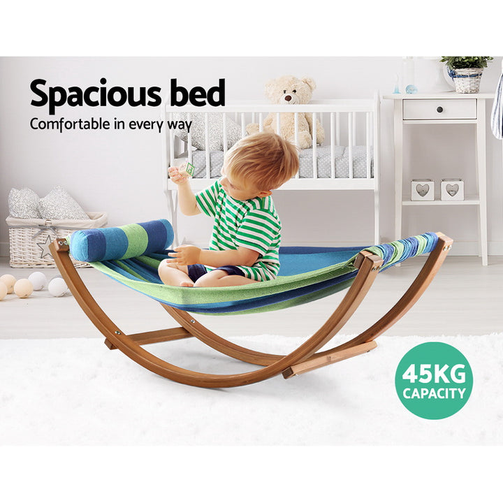 Kids Timber Hammock Bed Swing