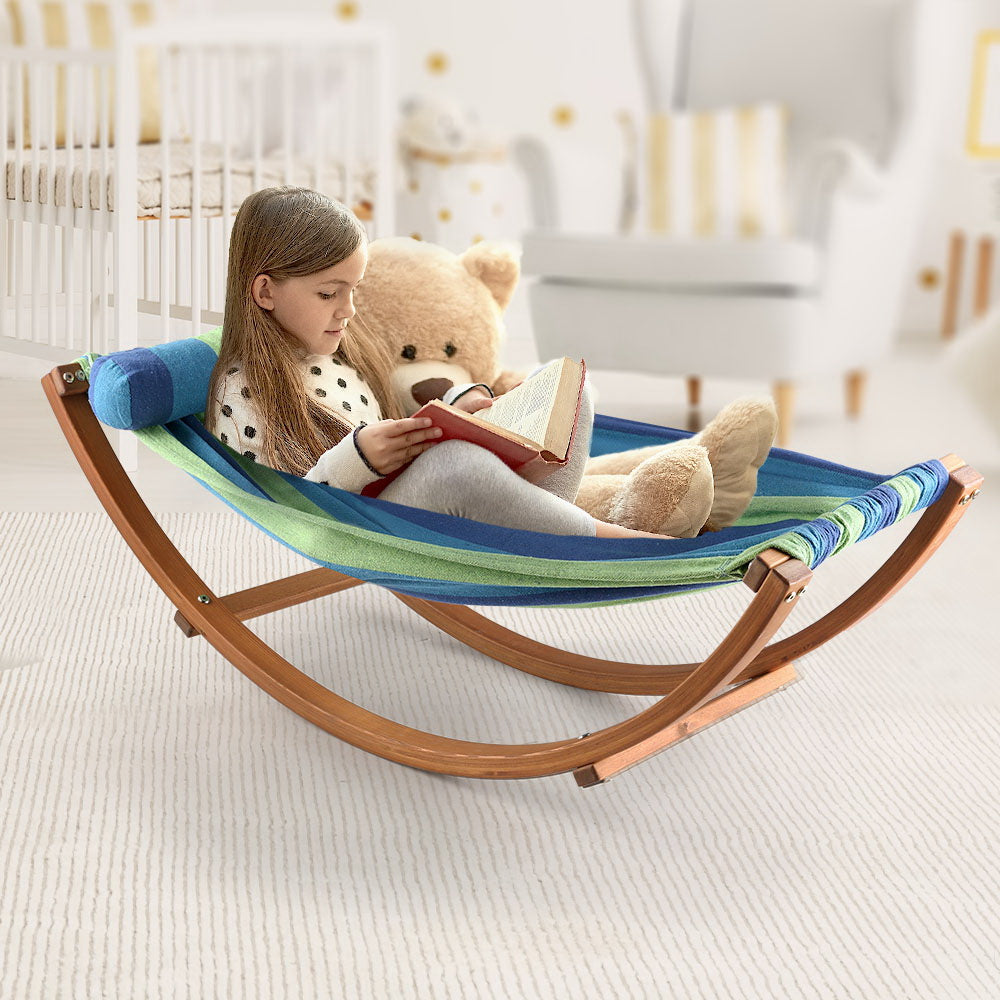 Kids Timber Hammock Bed Swing