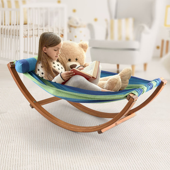 Kids Timber Hammock Bed Swing