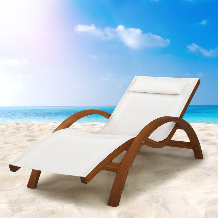 Contour Wooden Sun Lounge