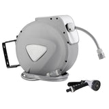 10M Retractable Hose Reel with Spray Gun & AutoRewind