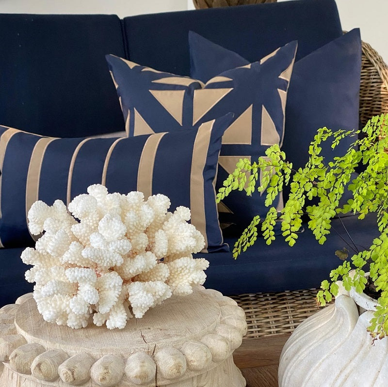 Miami Navy Cushion Cover