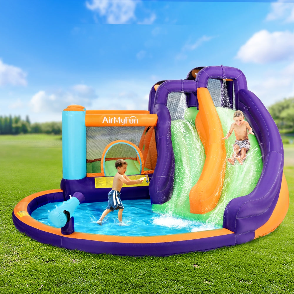 Waterpark Bounce House On Water Near Me HONEY JOY Inflatable Water