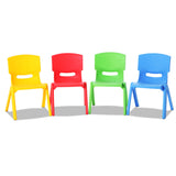 Set of 4 Kids Colourful Play Chairs