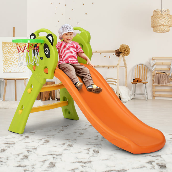 Keezi Kids Slide Basketball Hoop Play Set