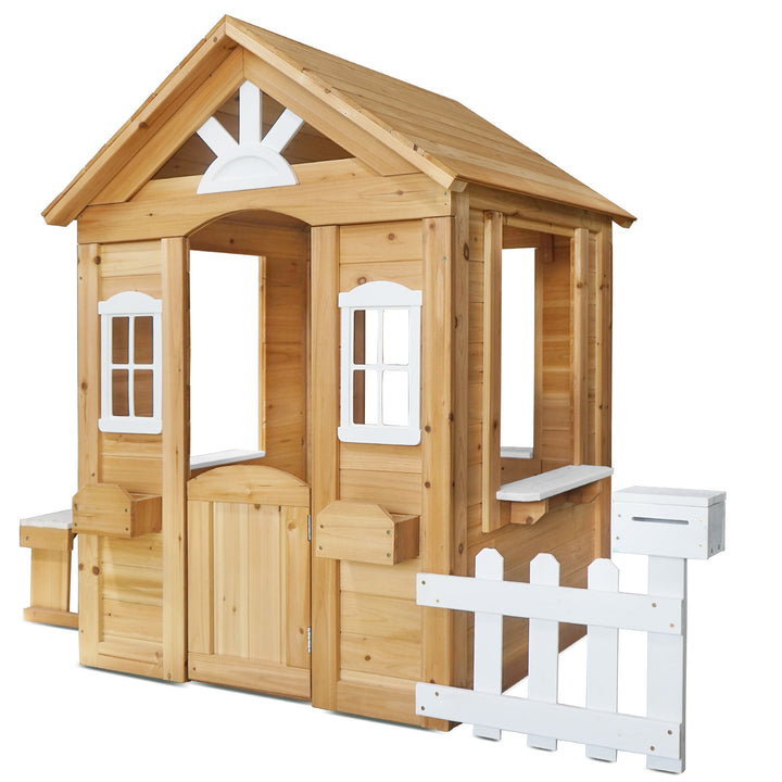Kids Teddy V2 Cubby House Natural - Lifespan Kids