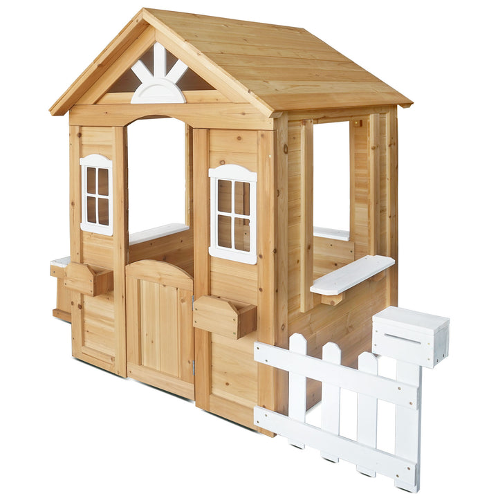 Kids Teddy V2 Cubby House Natural - Lifespan Kids