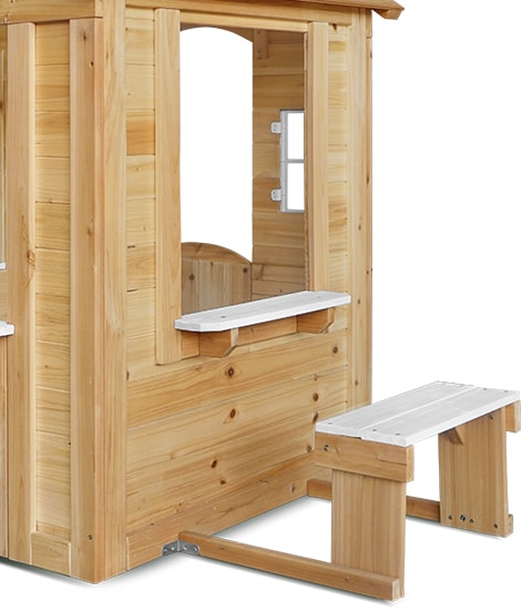Kids Teddy V2 Cubby House Natural - Lifespan Kids