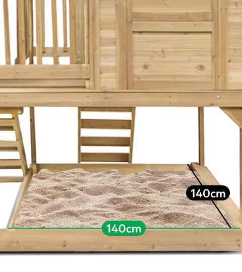 Silverton Cubby House with Rock Climbing Wall - Lifespan Kids