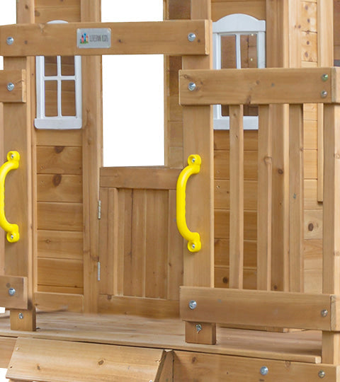 Silverton Cubby House with Rock Climbing Wall - Lifespan Kids