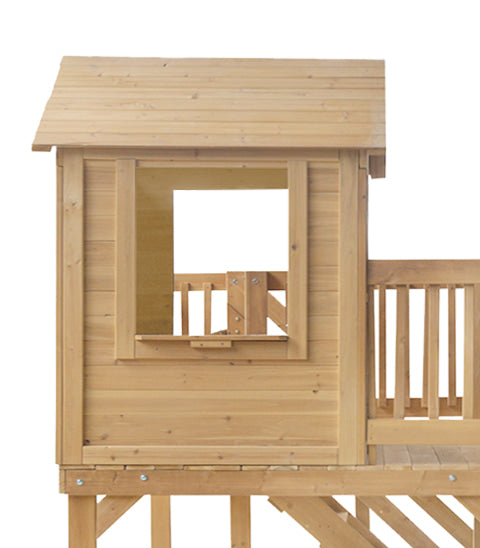 Silverton Cubby House with Rock Climbing Wall - Lifespan Kids