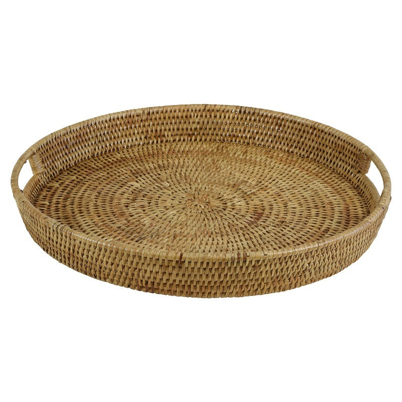 Mandalay Round Rattan Tray
